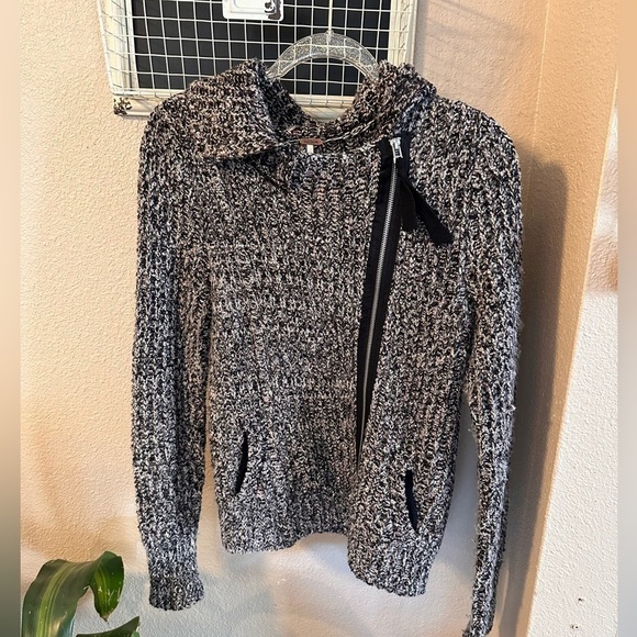 Free People Womens Woven Sweater Jacket Multi Colored - Picture 1 of 8